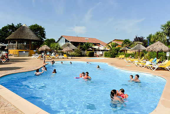 camping avec piscine landes